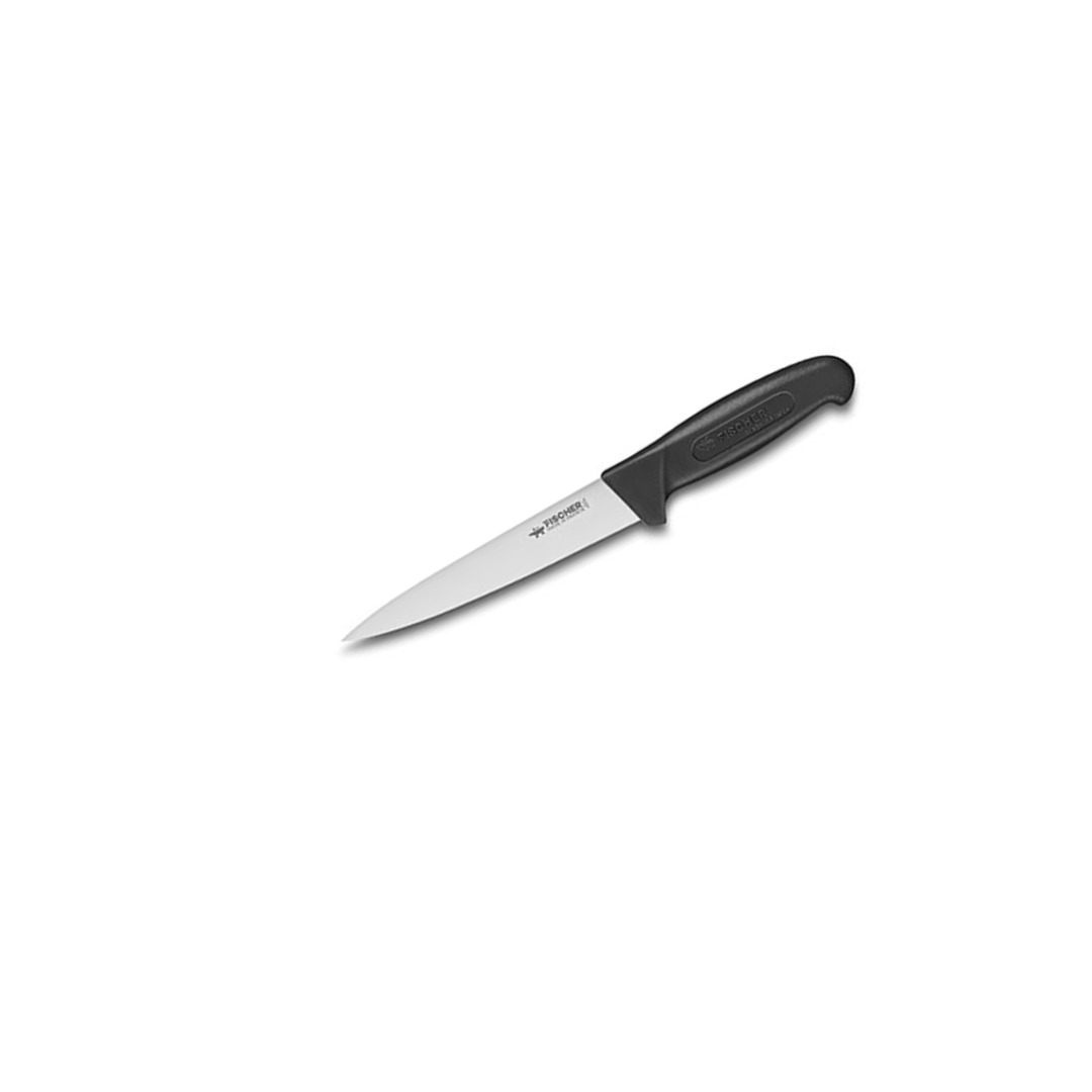 Bleeding Knife 17cm Black Overmold Handle — Fischer