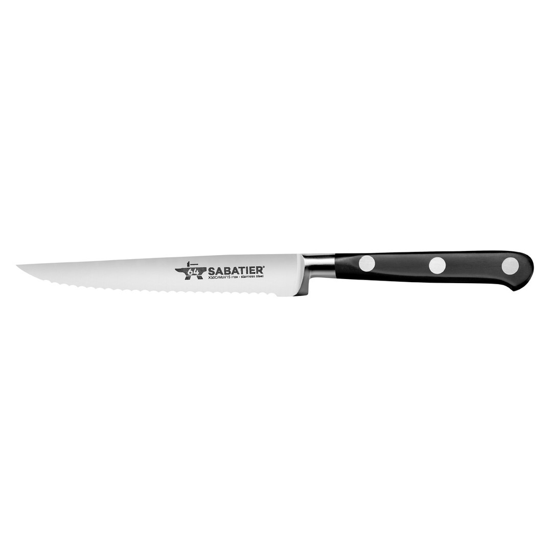 Serrated Steak Knife Set 6 Pieces 64 Sabatier — Fischer France