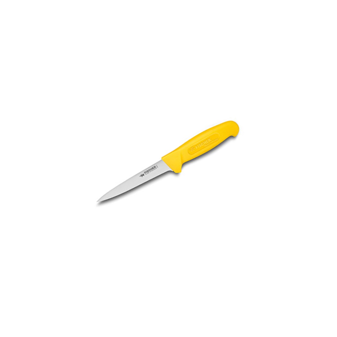 Boning Knife Curved Blade 14cm Yellow Handle — Fischer France