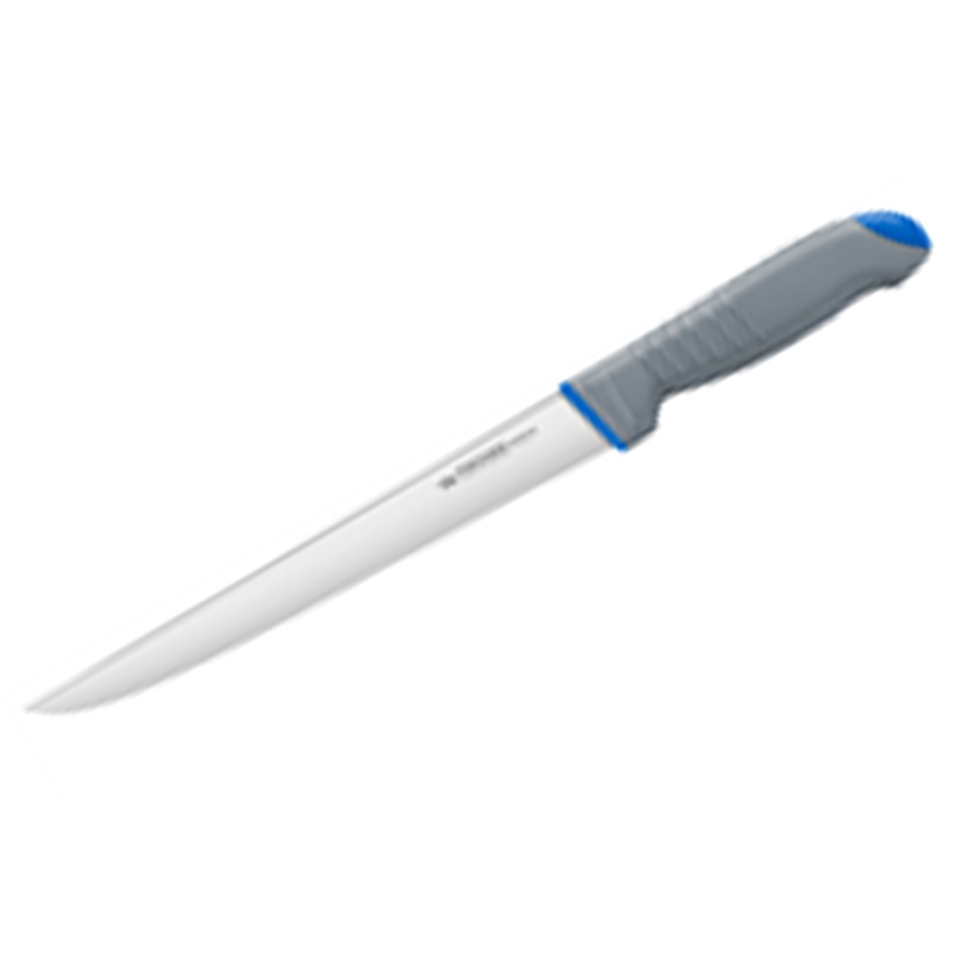 Sinew Knife 20cm Blue Bi-Material Handle
