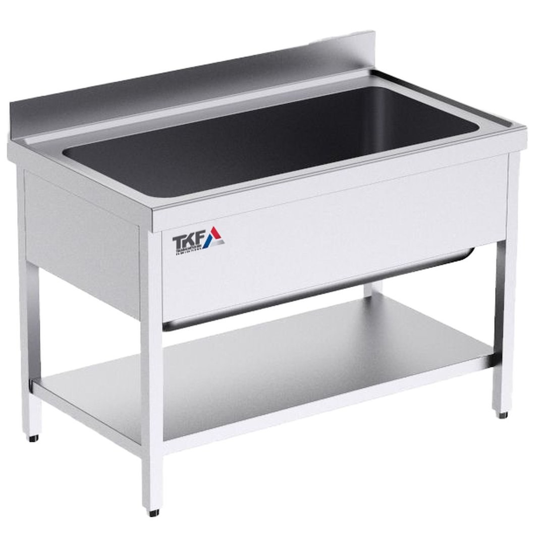 S/S Single Bowl Sink Unit 120x70x85cm — IPEC