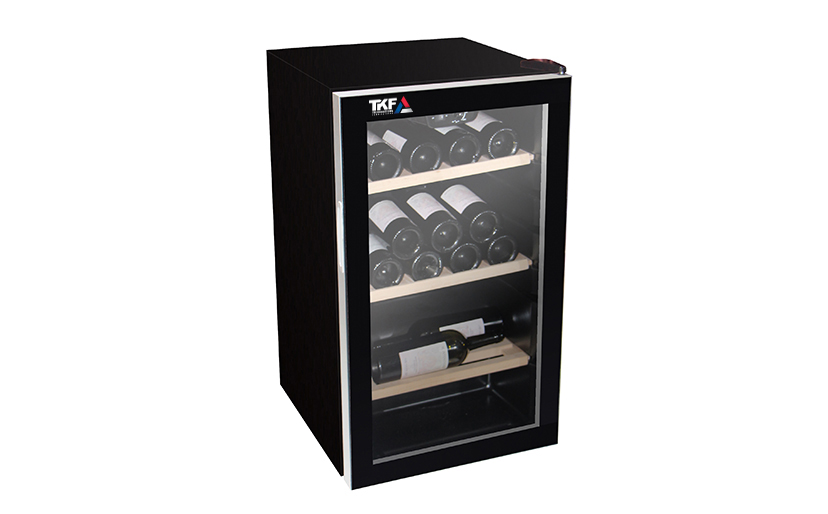 Wine Cooler 105L 28 Bottles Single Zone 48×52×84 cm — TKF France