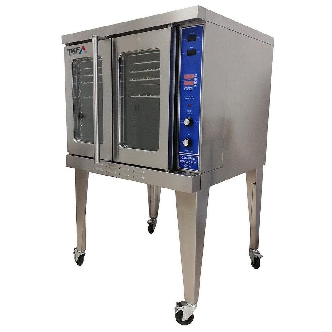 Gas Convection Oven Double Glass Door 10x GN1/1 — TKF France