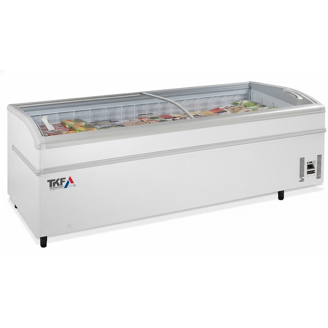 Supermarket Chest Freezer 2 Sliding Doors 200x90cm — TKF France