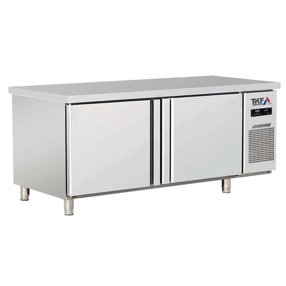 S/S Table Top Refrigerator 390L Double Door 150x70x85cm — TKF France