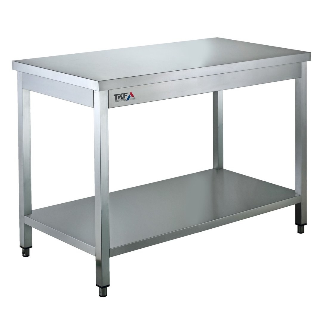 Stainless Steel Work Table with Undershelf 100x60cm