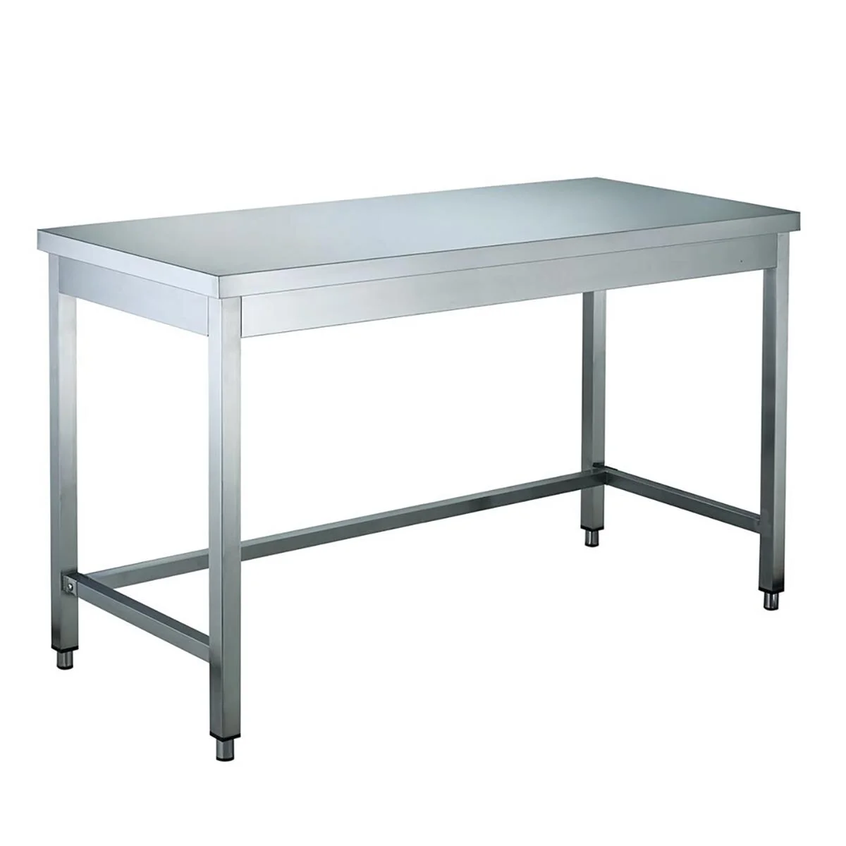 SS Working Table 3-Side Cross Bracing 80x70x85cm