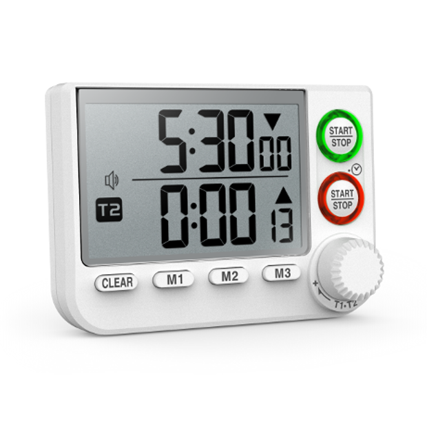 Electronic Dual Rotary Timer 99h 59min — TKF France